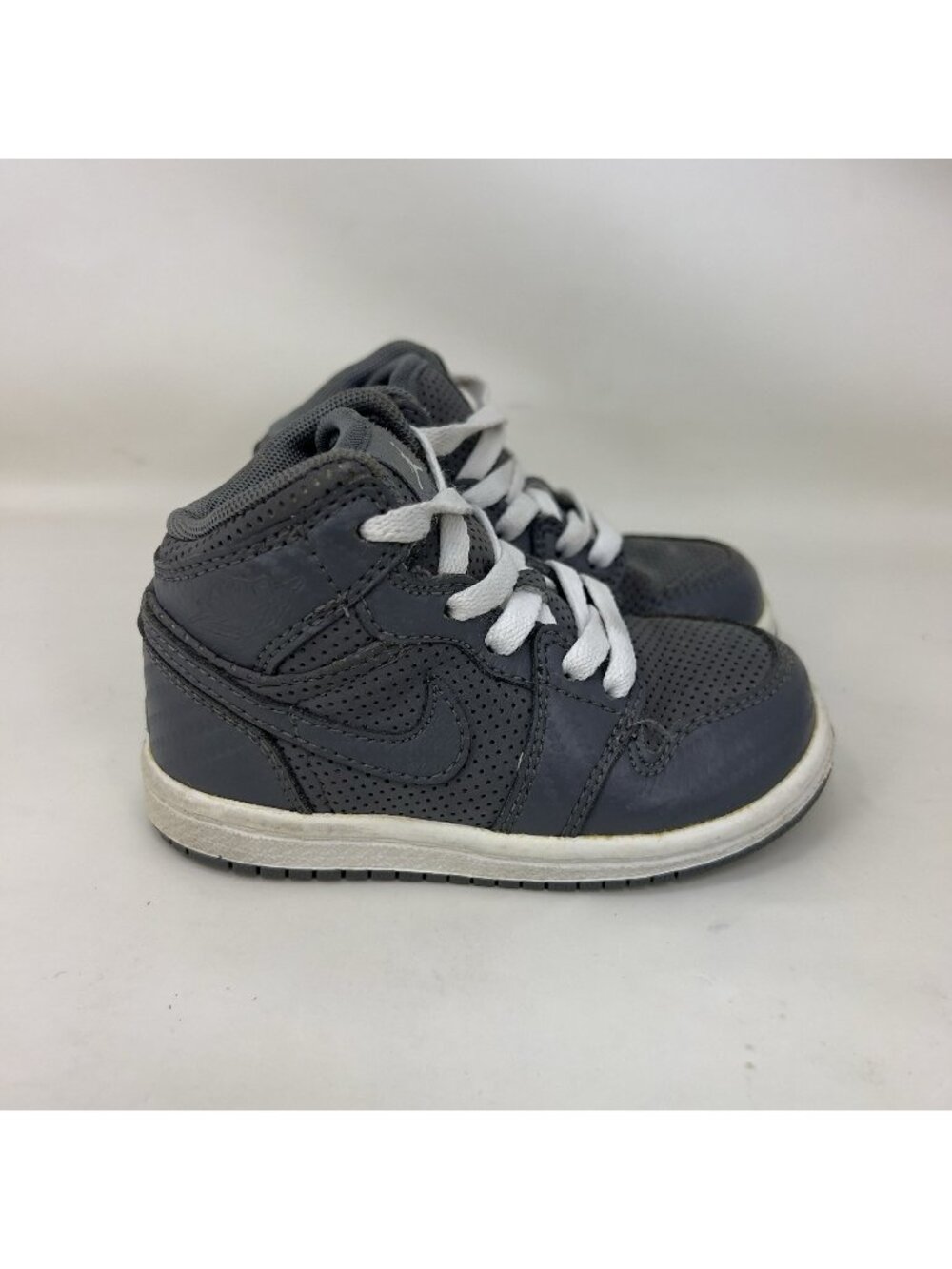 Nike Air Jordan 1 Phat Mid Shoes Cool Gray Toddler Size 6C